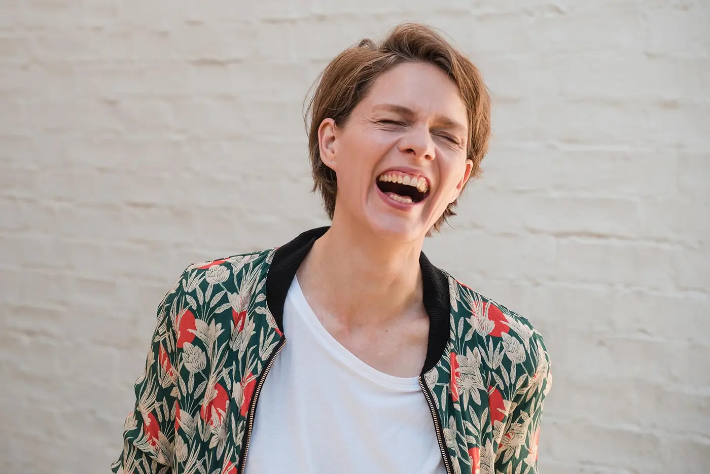 Relaxed founder portrait showing natural expression and personality
